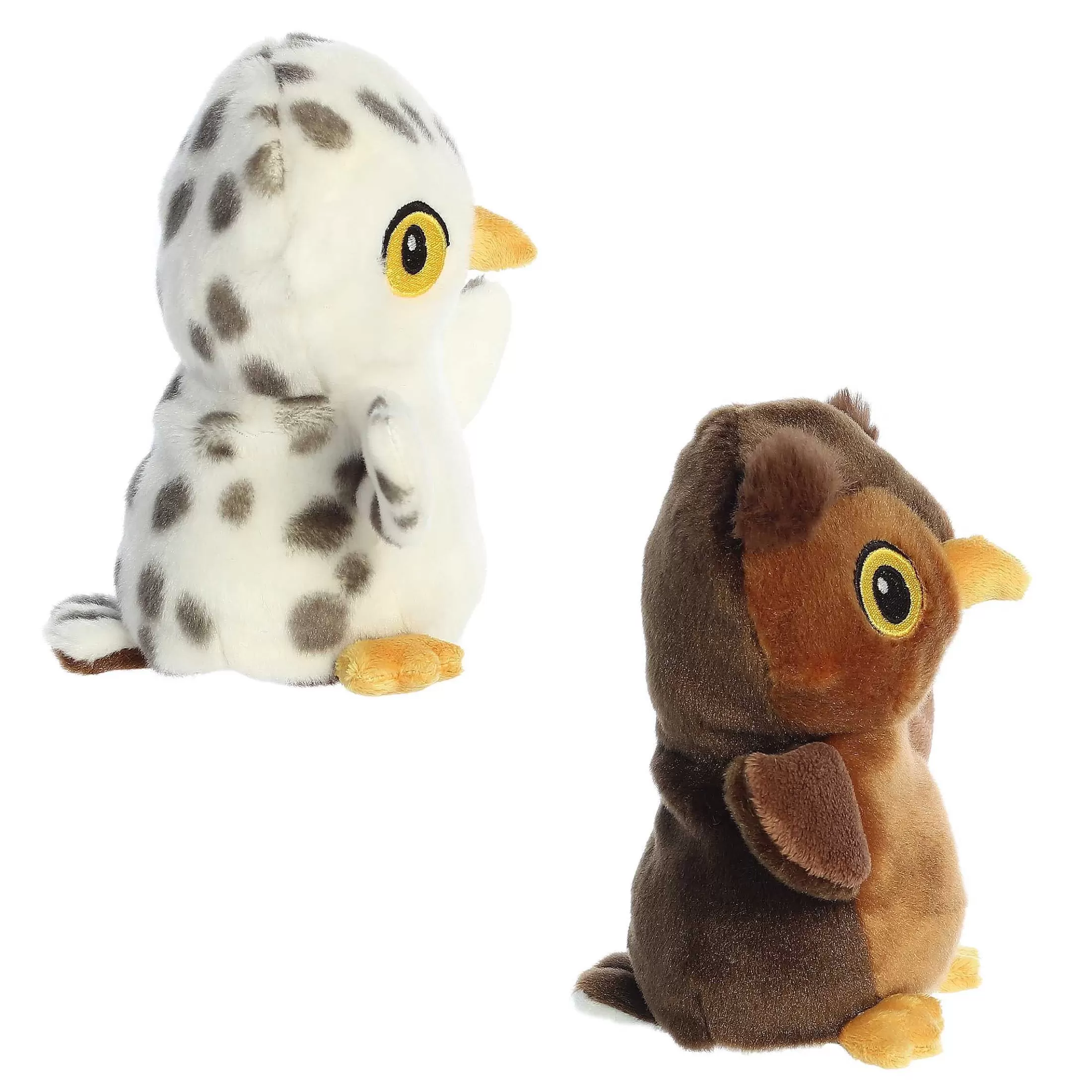 Aurora® - Eco Nation - Reversible Eco Pairs - 6.5" Snowy Owl And Barn Owl