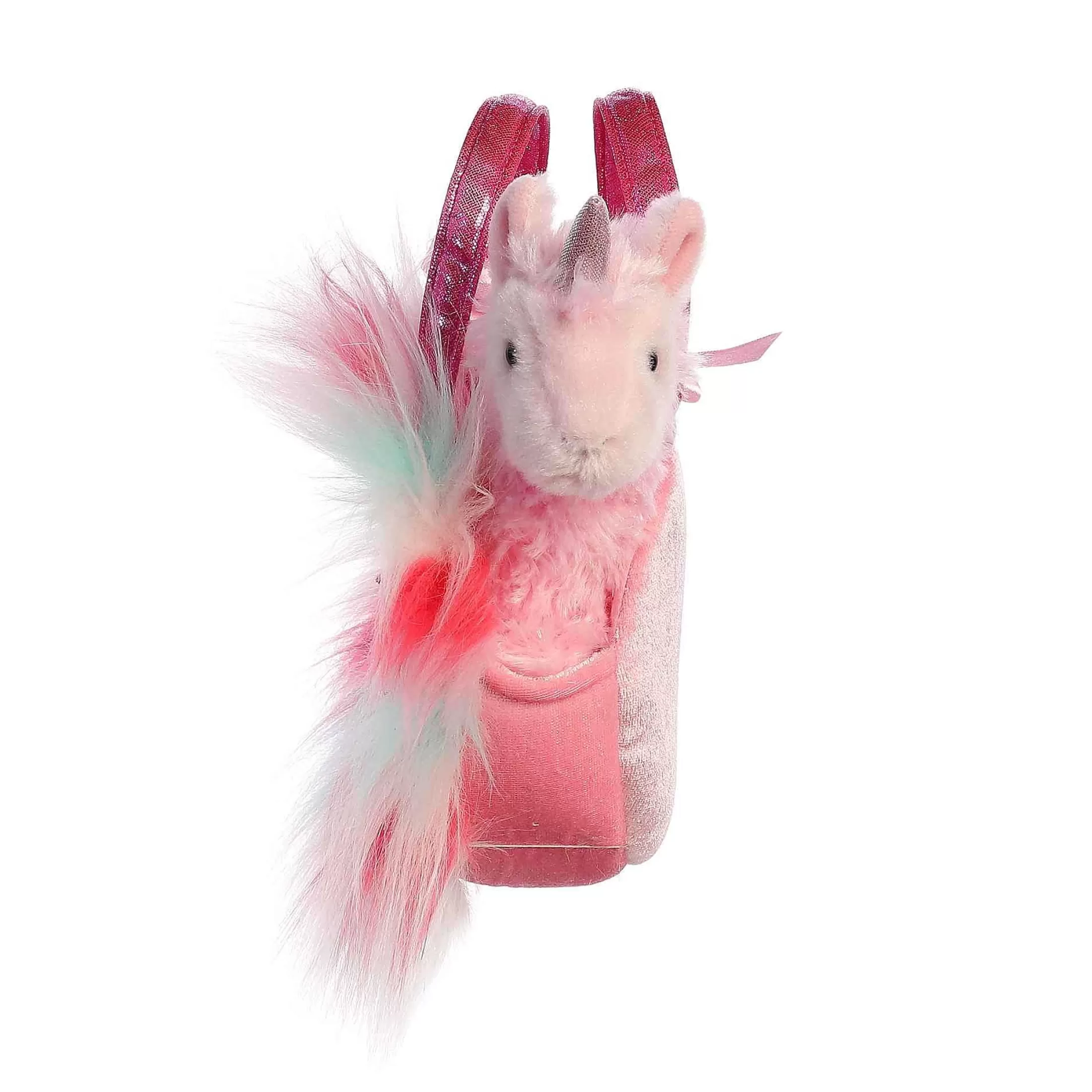Aurora® - Fancy Pals - 5.5" Sparkle Heart Pink Llamacorn