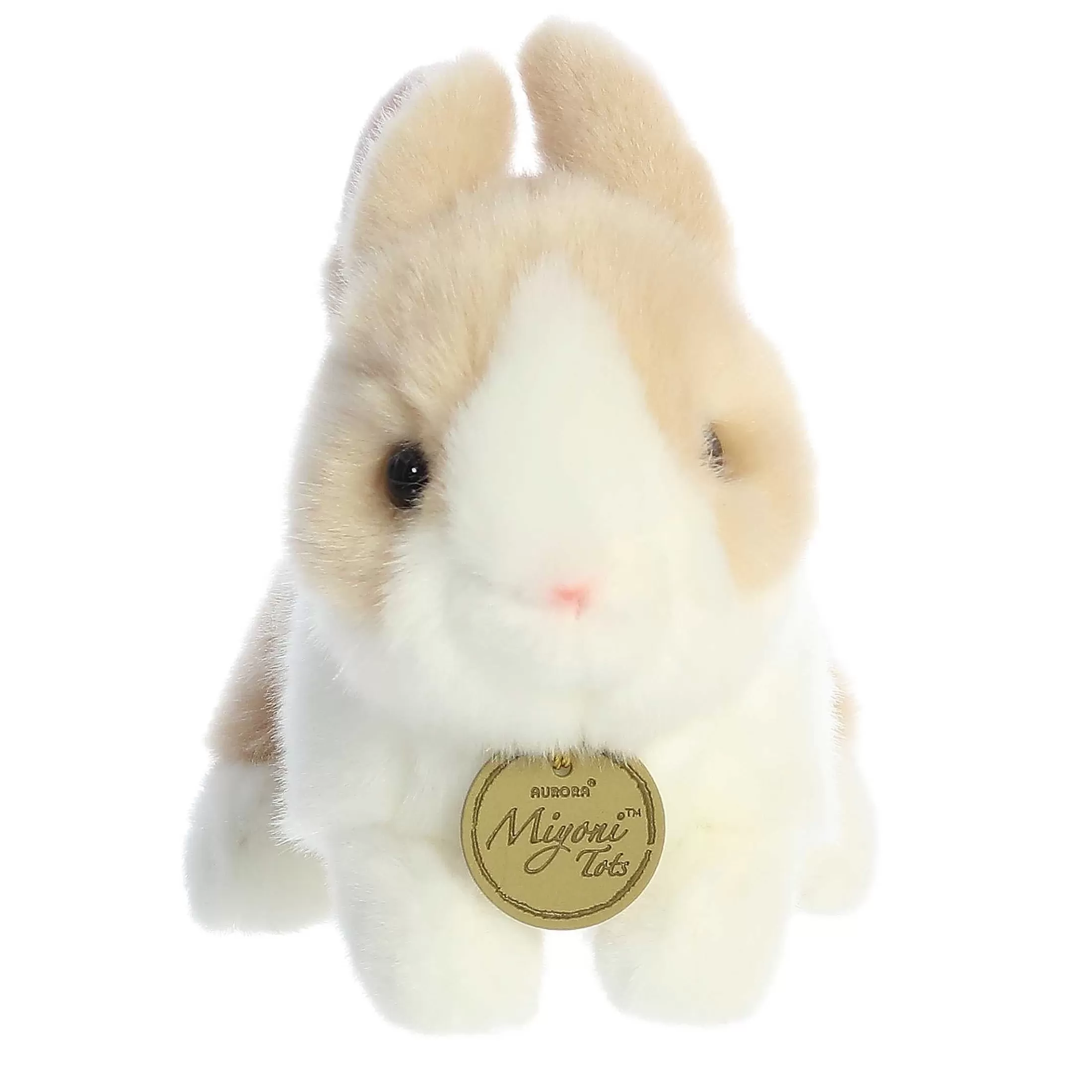 Aurora® - Miyoni® Tots - 7.5" Baby Bunny - Ginger And White